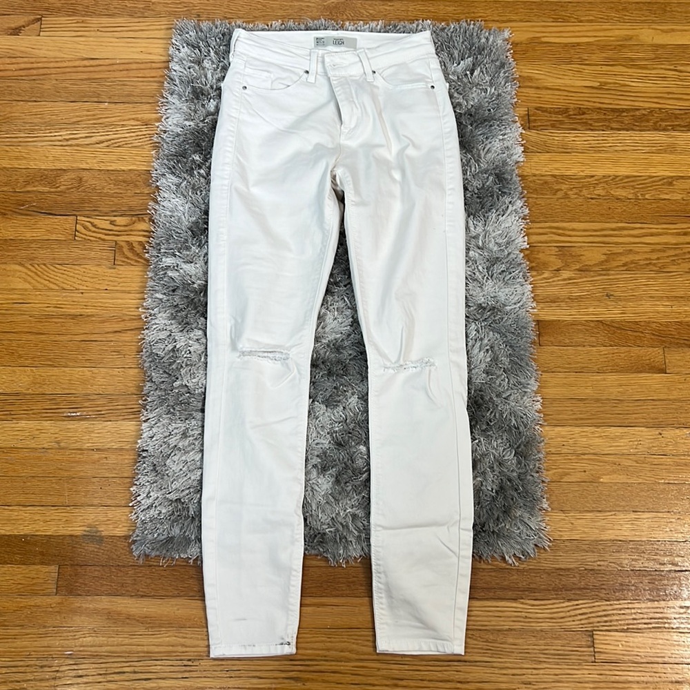 TopShop Leigh White Jeans